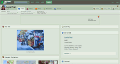 Desktop Screenshot of leelathai.deviantart.com