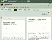 Tablet Screenshot of phoenixdaimon.deviantart.com