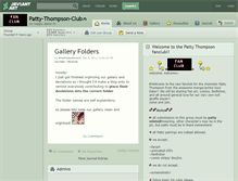 Tablet Screenshot of patty-thompson-club.deviantart.com