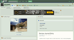 Desktop Screenshot of nonweasel.deviantart.com