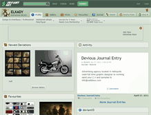 Tablet Screenshot of elkady.deviantart.com