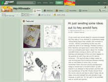 Tablet Screenshot of hey-hillwood.deviantart.com