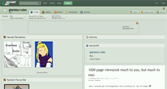 Desktop Screenshot of giantess-rules.deviantart.com