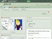 Tablet Screenshot of giantess-rules.deviantart.com
