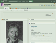 Tablet Screenshot of gabekovacs.deviantart.com