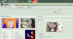 Desktop Screenshot of hello527.deviantart.com