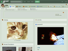 Tablet Screenshot of coia.deviantart.com