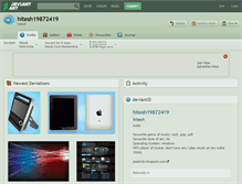 Tablet Screenshot of hitesh19872419.deviantart.com