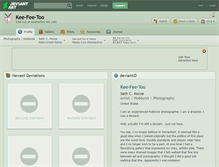 Tablet Screenshot of kee-fee-too.deviantart.com