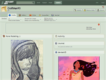 Tablet Screenshot of croftman93.deviantart.com