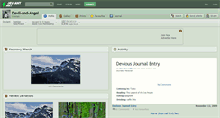 Desktop Screenshot of devil-and-angel.deviantart.com