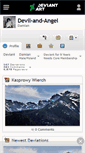 Mobile Screenshot of devil-and-angel.deviantart.com