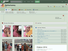 Tablet Screenshot of ieatyouyummy.deviantart.com