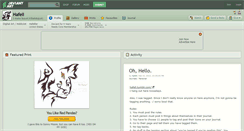 Desktop Screenshot of hafell.deviantart.com