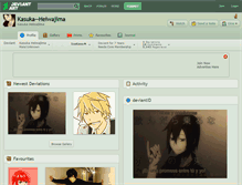 Tablet Screenshot of kasuka--heiwajima.deviantart.com