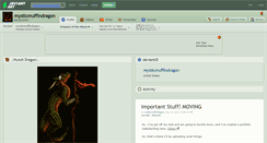 Desktop Screenshot of mysticmuffindragon.deviantart.com