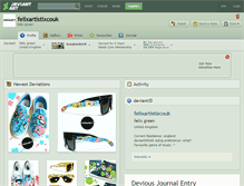 Tablet Screenshot of felixartistixcouk.deviantart.com