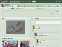 Tablet Screenshot of esemese.deviantart.com