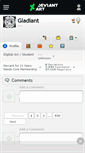 Mobile Screenshot of gladiant.deviantart.com
