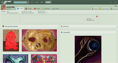 Desktop Screenshot of leucrota.deviantart.com