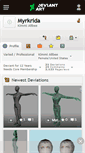 Mobile Screenshot of myrkrida.deviantart.com
