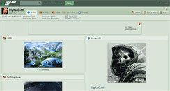 Desktop Screenshot of digitalcutti.deviantart.com