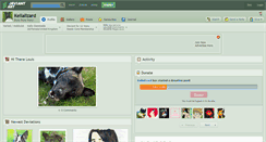Desktop Screenshot of kellalizard.deviantart.com