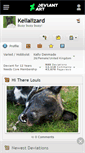 Mobile Screenshot of kellalizard.deviantart.com