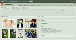 Desktop Screenshot of littlemisseva.deviantart.com