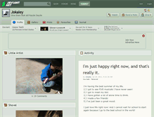 Tablet Screenshot of jokaley.deviantart.com