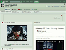 Tablet Screenshot of maijintheartist.deviantart.com