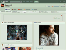 Tablet Screenshot of firecrow78.deviantart.com