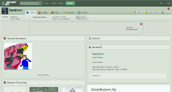 Desktop Screenshot of hardrive1.deviantart.com