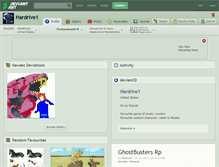 Tablet Screenshot of hardrive1.deviantart.com