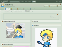 Tablet Screenshot of jhucartoons.deviantart.com