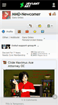 Mobile Screenshot of mmd-newcomer.deviantart.com