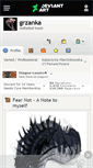 Mobile Screenshot of grzanka.deviantart.com