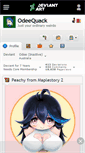 Mobile Screenshot of odeequack.deviantart.com