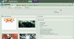 Desktop Screenshot of milodesign.deviantart.com