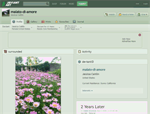 Tablet Screenshot of malato-di-amore.deviantart.com