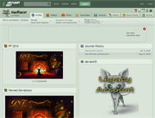 Tablet Screenshot of madracer.deviantart.com