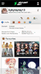 Mobile Screenshot of kykyrayray13.deviantart.com