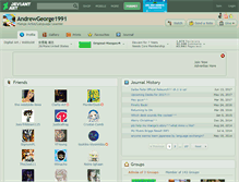 Tablet Screenshot of andrewgeorge1991.deviantart.com