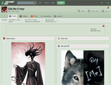 Tablet Screenshot of gim-me-x-tasy.deviantart.com