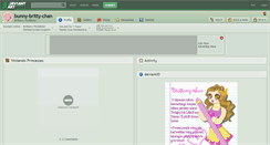 Desktop Screenshot of bunny-britty-chan.deviantart.com
