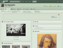 Tablet Screenshot of neo-raphaelites.deviantart.com