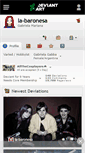 Mobile Screenshot of la-baronesa.deviantart.com