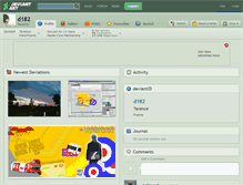 Tablet Screenshot of d182.deviantart.com