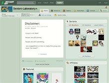 Tablet Screenshot of dexters-laboratory.deviantart.com