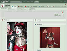 Tablet Screenshot of kallites.deviantart.com